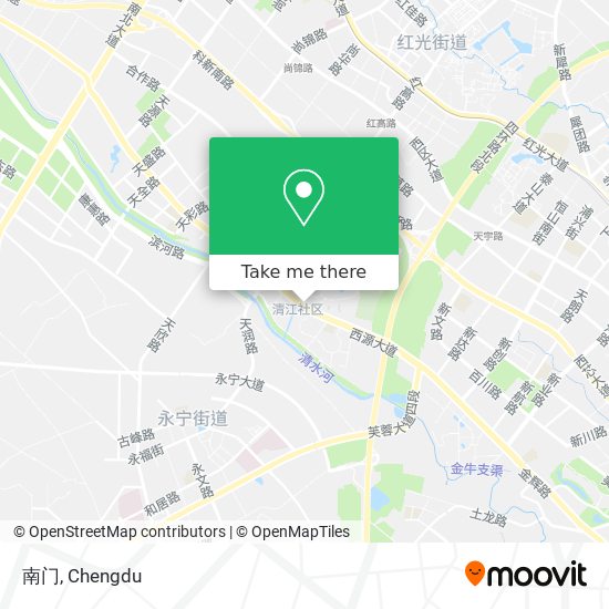 南门 map