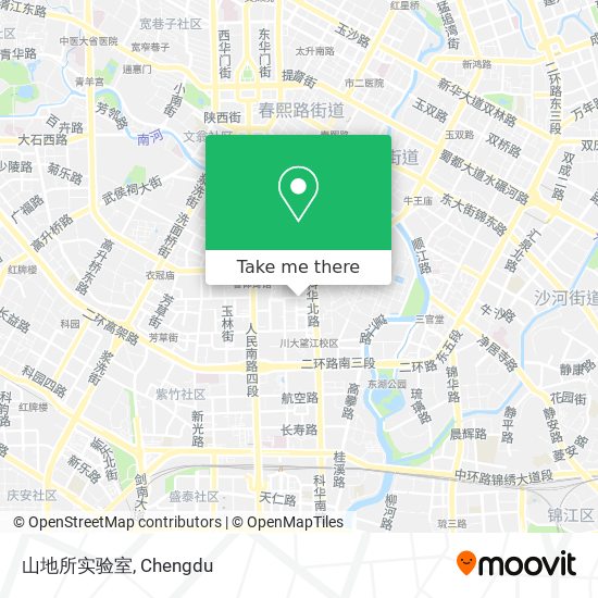 山地所实验室 map