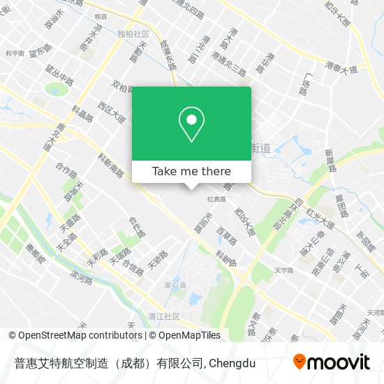 普惠艾特航空制造（成都）有限公司 map