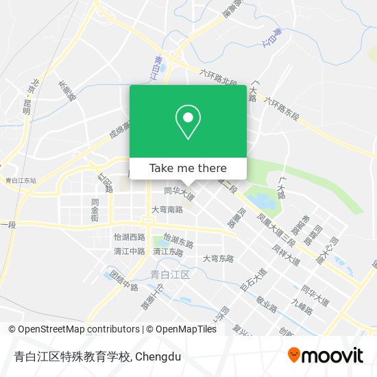 青白江区特殊教育学校 map