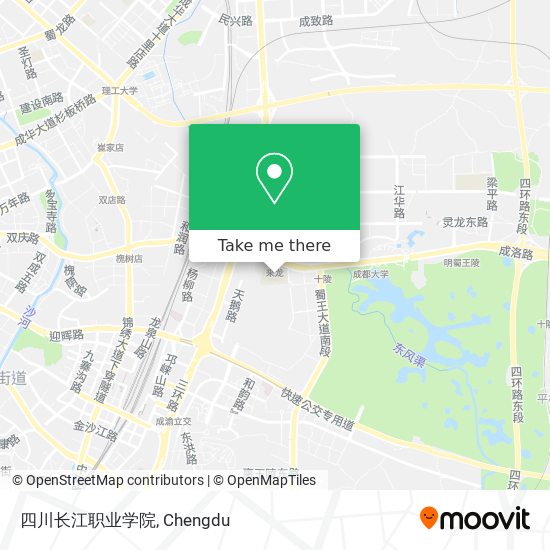 四川长江职业学院 map