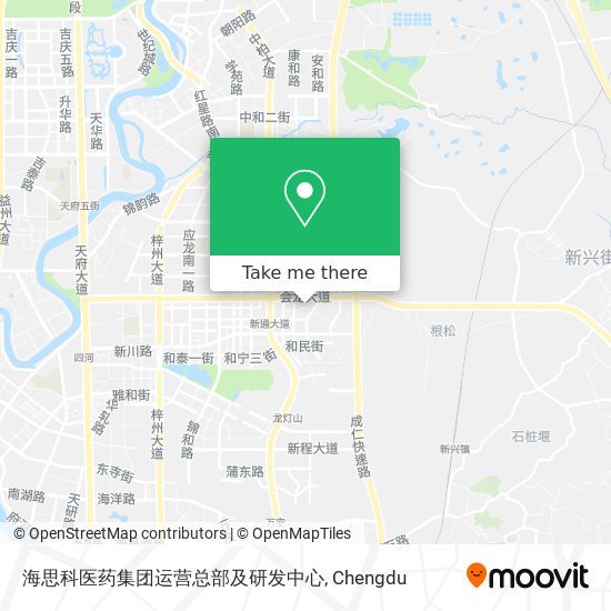 海思科医药集团运营总部及研发中心 map