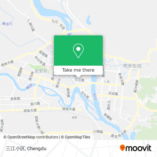 三江小区 map