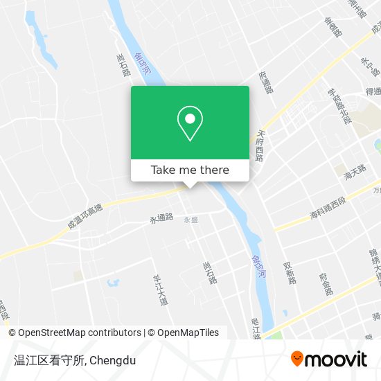 温江区看守所 map