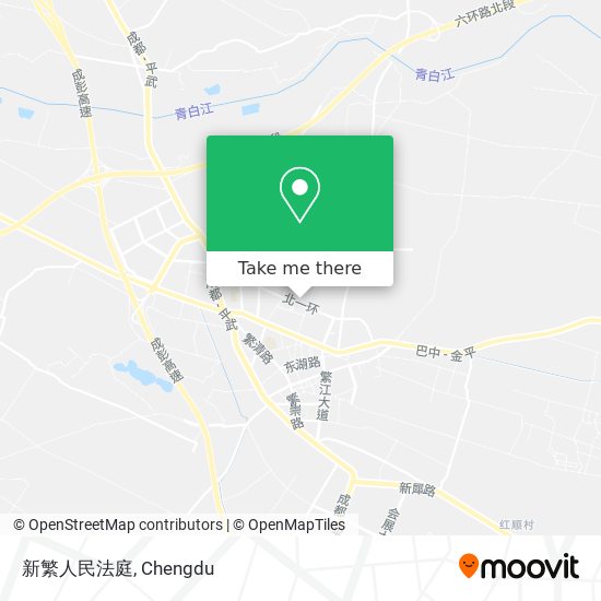 新繁人民法庭 map