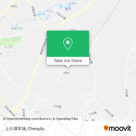 上行调车场 map