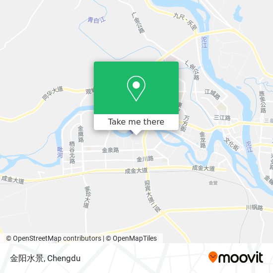 金阳水景 map