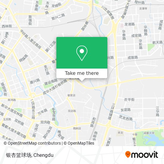 银杏篮球场 map