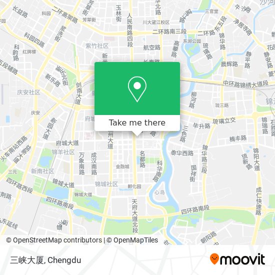 三峡大厦 map
