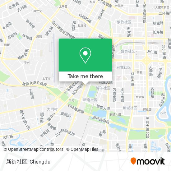 新街社区 map