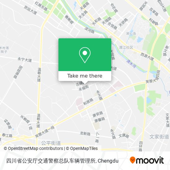 四川省公安厅交通警察总队车辆管理所 map