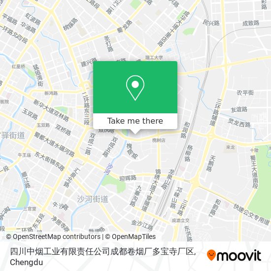 四川中烟工业有限责任公司成都卷烟厂多宝寺厂区 map