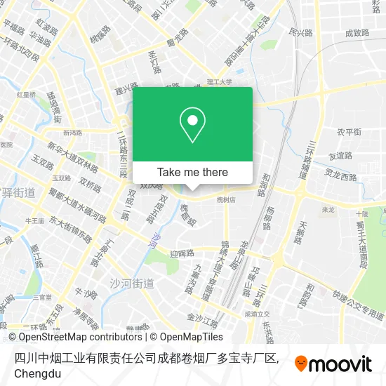 四川中烟工业有限责任公司成都卷烟厂多宝寺厂区 map