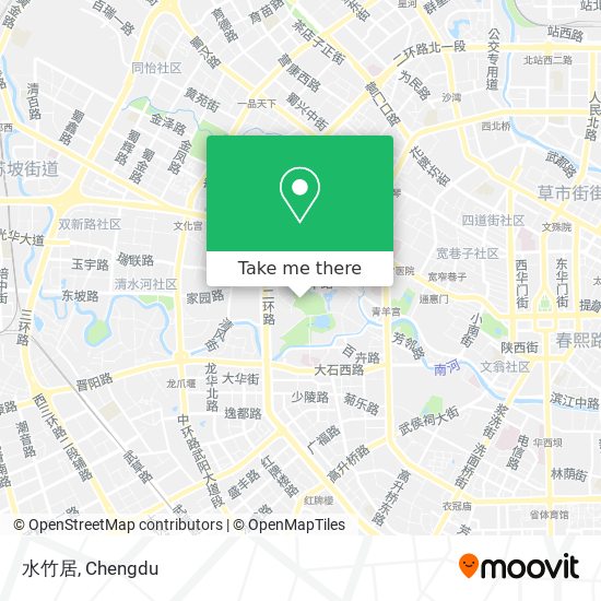 水竹居 map
