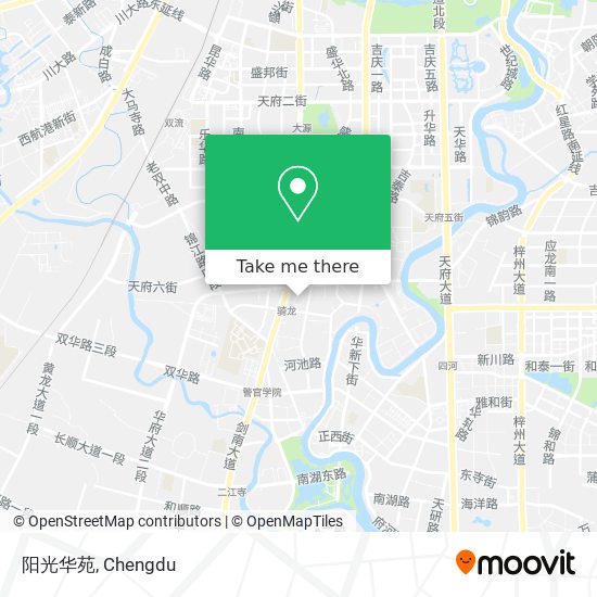 阳光华苑 map