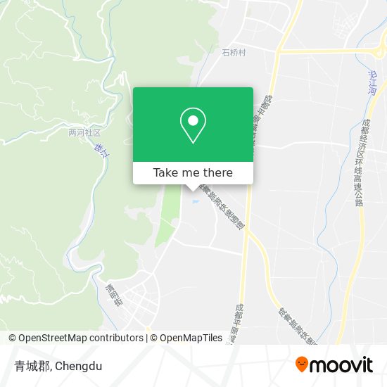 青城郡 map