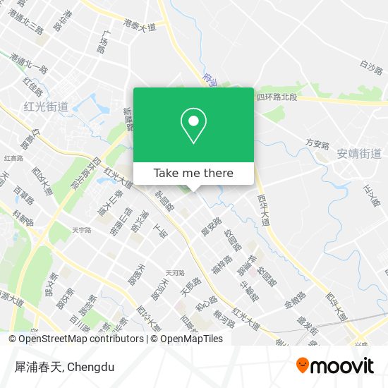 犀浦春天 map