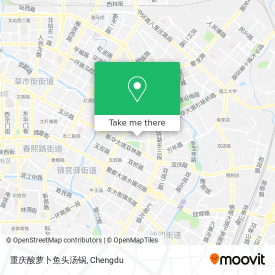 重庆酸萝卜鱼头汤锅 map