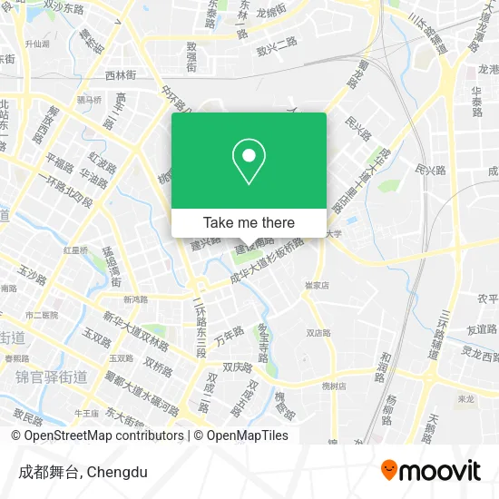 成都舞台 map