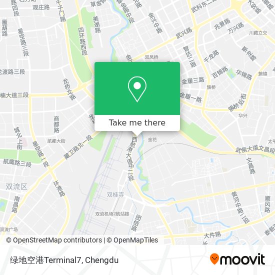 绿地空港Terminal7 map