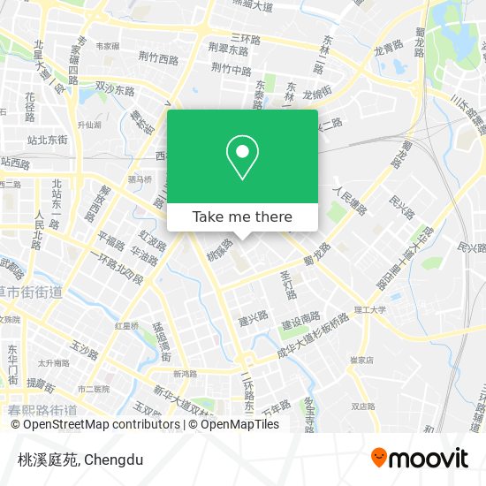 桃溪庭苑 map