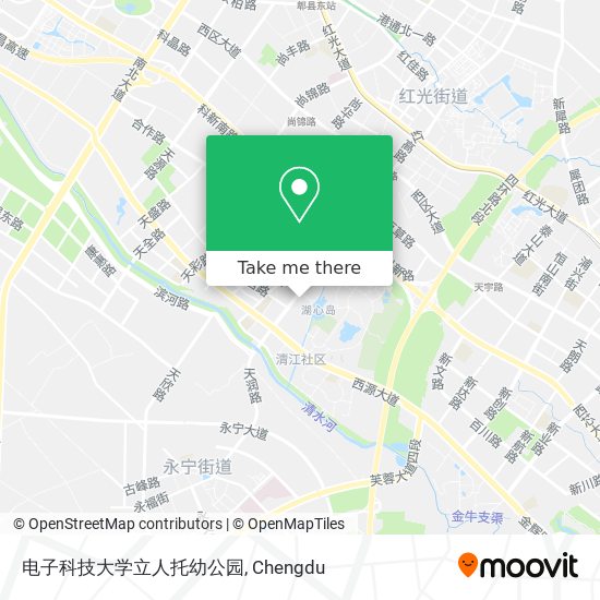 电子科技大学立人托幼公园 map