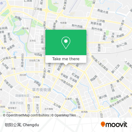 朝阳公寓 map