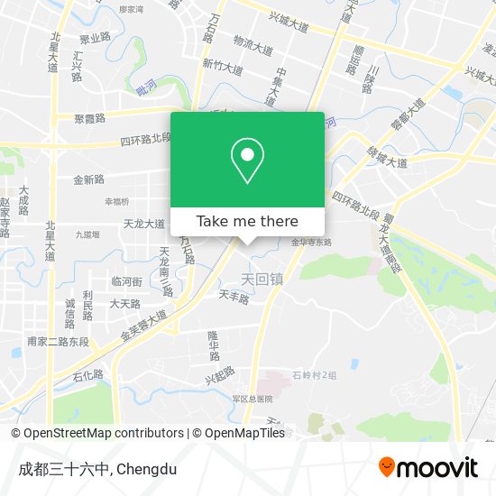 成都三十六中 map