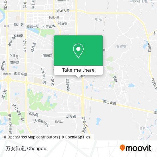 万安街道 map