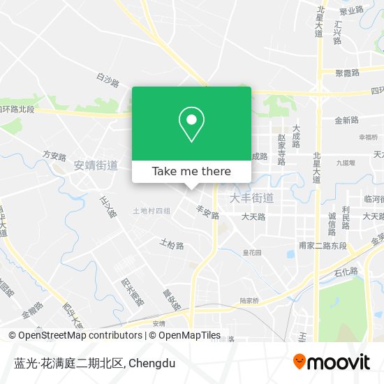 蓝光·花满庭二期北区 map