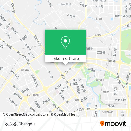 欢乐谷 map