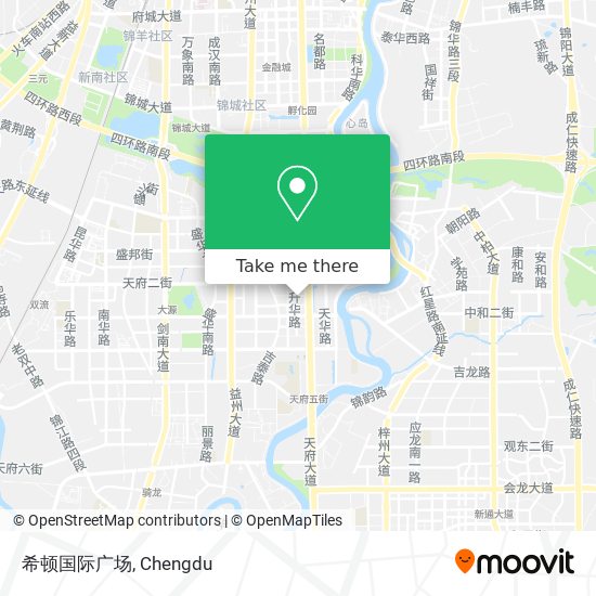 希顿国际广场 map