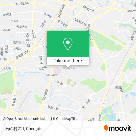 石岭村2组 map