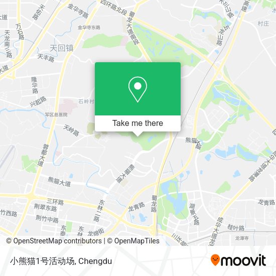 小熊猫1号活动场 map
