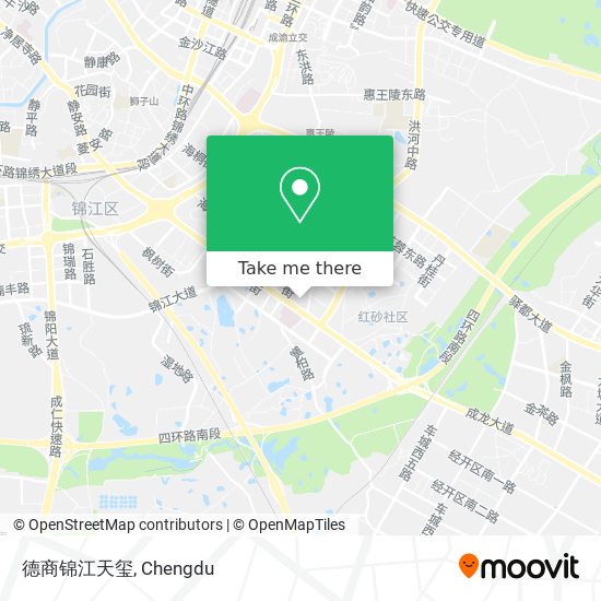 德商锦江天玺 map