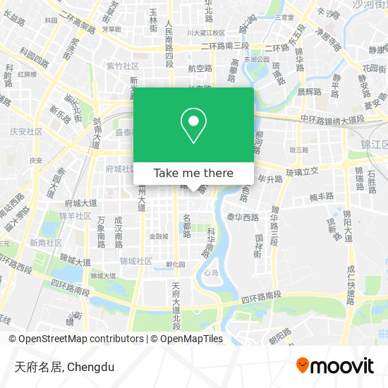天府名居 map
