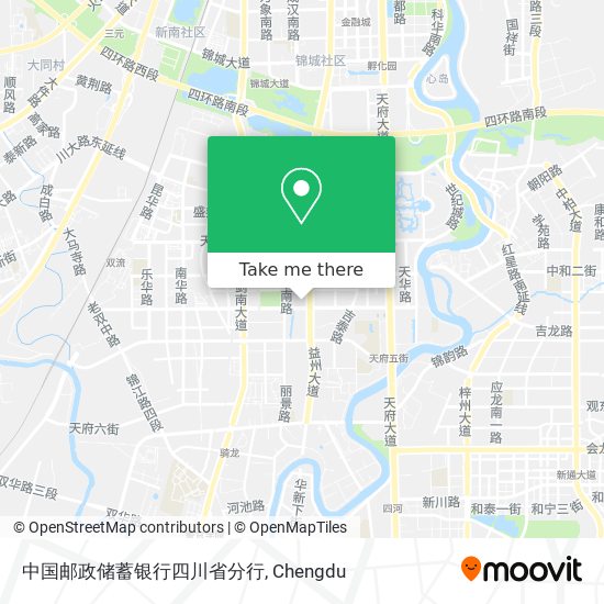 中国邮政储蓄银行四川省分行 map