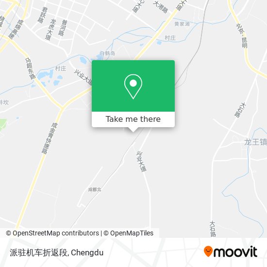派驻机车折返段 map