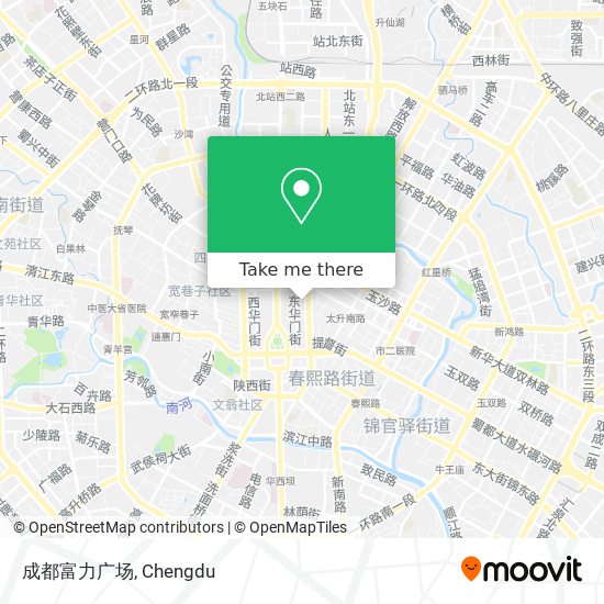 成都富力广场 map
