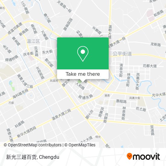 新光三越百货 map