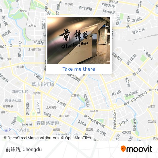 前锋路 map