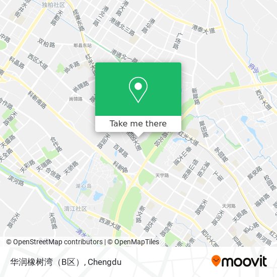 华润橡树湾（B区） map