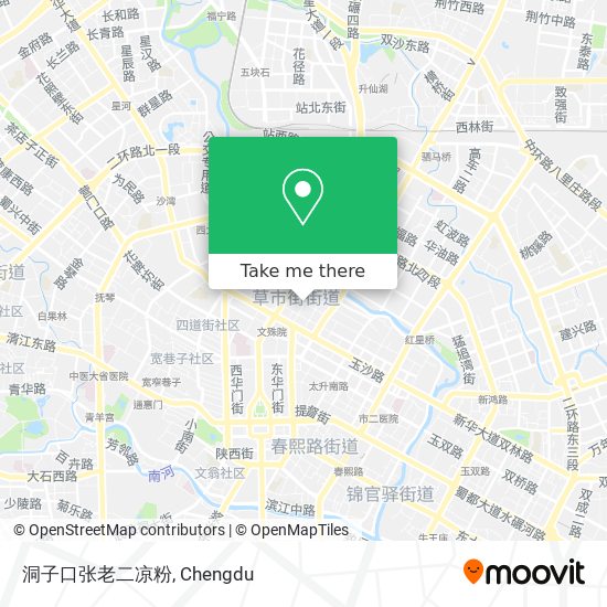 洞子口张老二凉粉 map