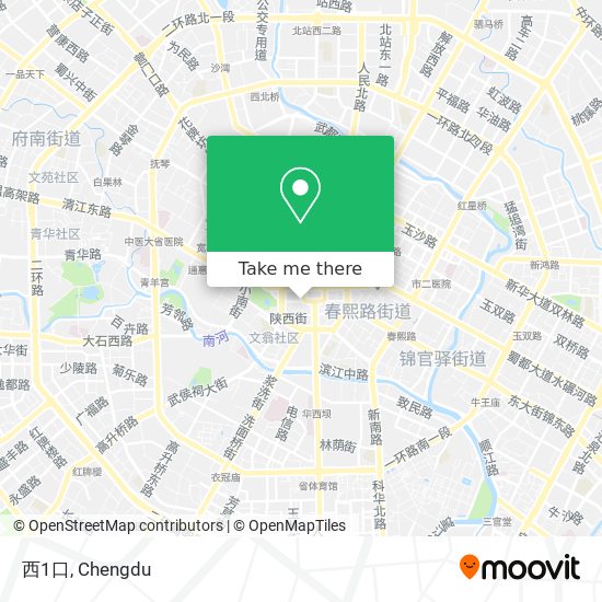 西1口 map