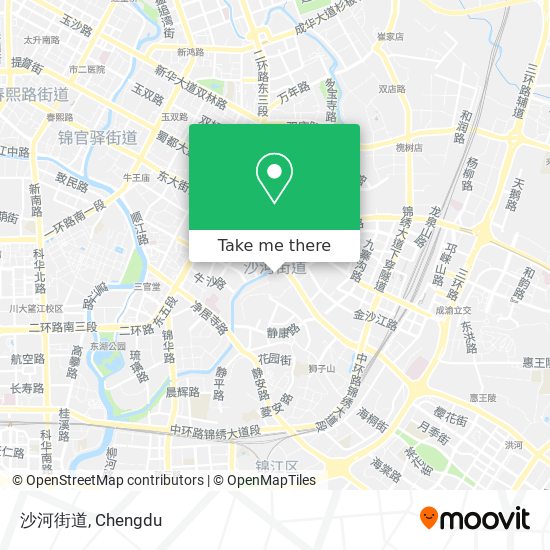 沙河街道 map