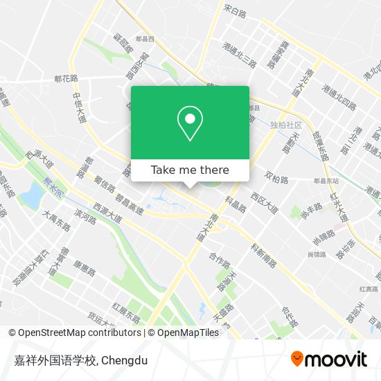 嘉祥外国语学校 map