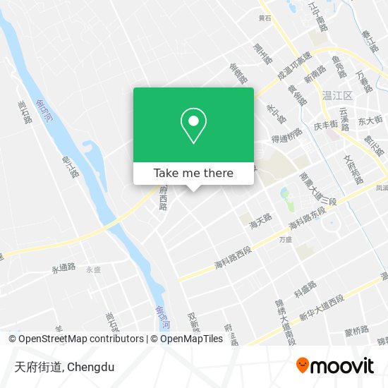 天府街道 map
