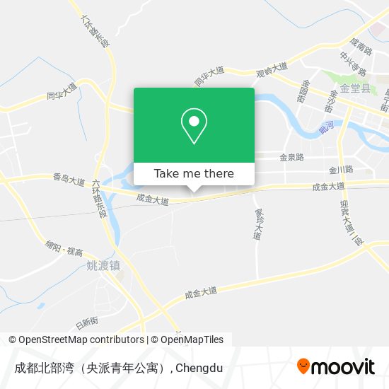 成都北部湾（央派青年公寓） map
