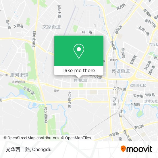 光华西二路 map