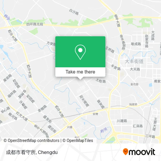 成都市看守所 map